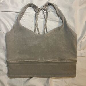 lululemon Energy Longline Bra
Medium Support - taupe/gray